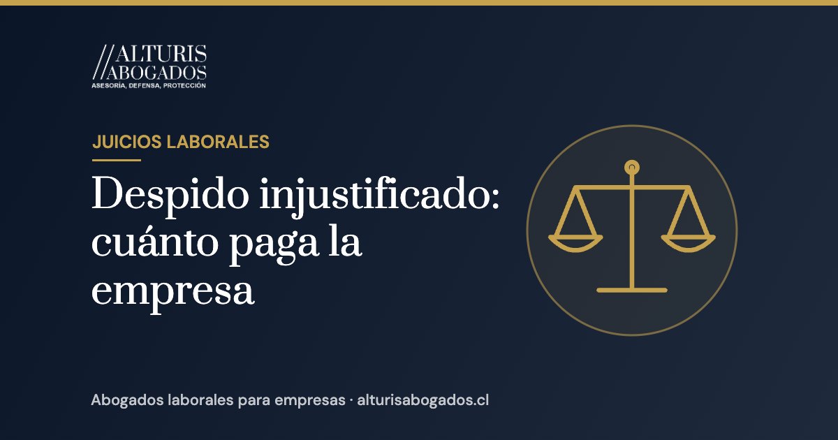 Despido injustificado: cuánto paga la empresa | Alturis Abogados